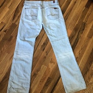 7 for All Mankind Bootcut Light Wash Jeans